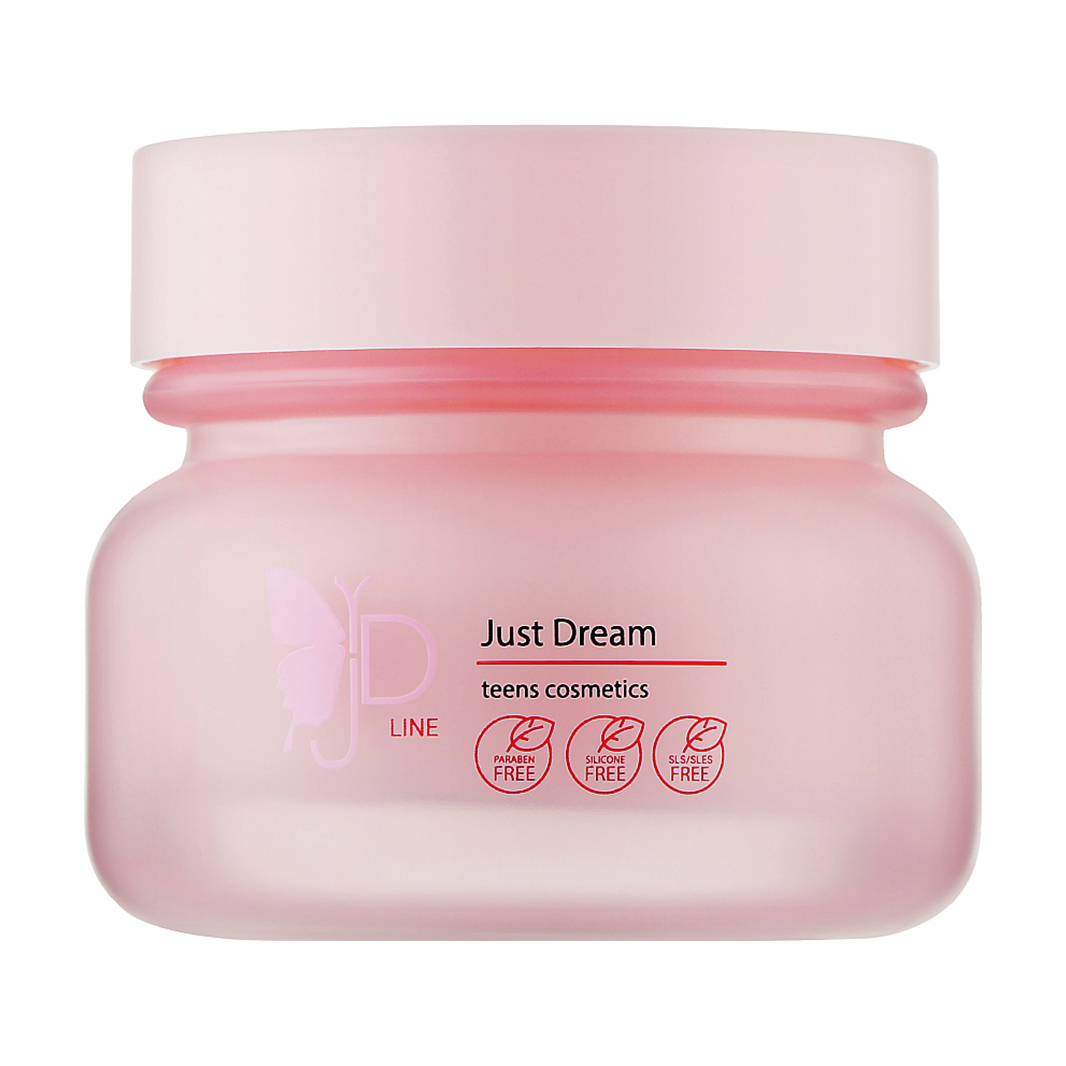 Нічний крем для обличчя JD Line Just Dream Teens Cosmetics Prime Roze Cream з церамідами, 50 мл